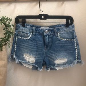 Free People Jean Shorts